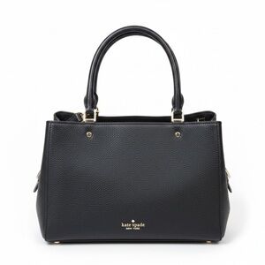 Kate Spade Black Satchel Bag Leila w/strap excellent condition like new.